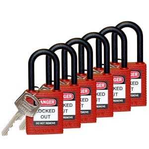 CADEADOS DE BLOQUEIO DE NYLON SAFEKEY