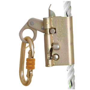 Sistema de proteção contra quedas do tipo guiado em linha de ancoragem flexível