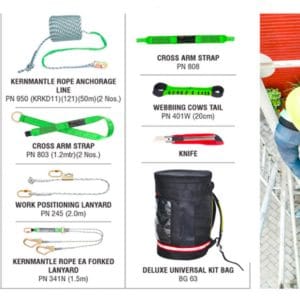 Kit de proteção contra quedas de resgate